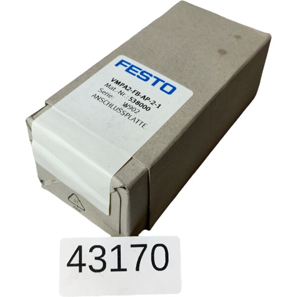 Festo VMPA2-FB-AP-2-1 Anschlussplatte für Ventilinsel 538000