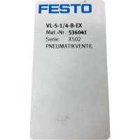 FESTO VL-5-1/4-B-EX Pneumatikventil 536041