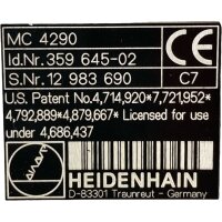 Heidenhain MC 4290 Logikeinheit 359 645-02