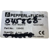 Pepperl + Fuchs NJ5-18GM-N Näherungsschalter Sensor...