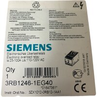 Siemens 3RB12 Überlastrelais Relais 3RB1246-1EG40