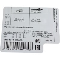 Siemens 3RV1011-0HA15 Leistungsschalter