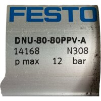 FESTO DNU-80-80PPV-A Flachzylinder Zylinder 14168