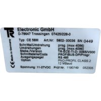 TR Elctronic CE 58M 5802-00036 Drehgeber Encoder