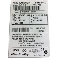 Allen Bradley 160S-AA02NSF1 Inverter 0,37 KW