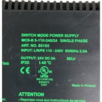 MURR Elektronik MCS-B 5-110-240/24 Schaltnetzteil 85163