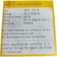 Seepex SGRTSE 230 AC Steuergerät Controller