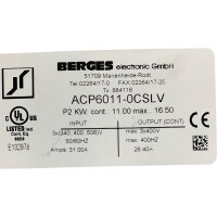 BERGES ACP6011-0CSLV Frequenzumrichter