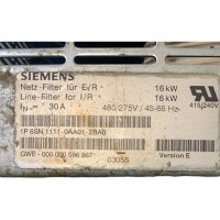 Siemens 6SN1111-0AA01-2BA0 Netz Filter