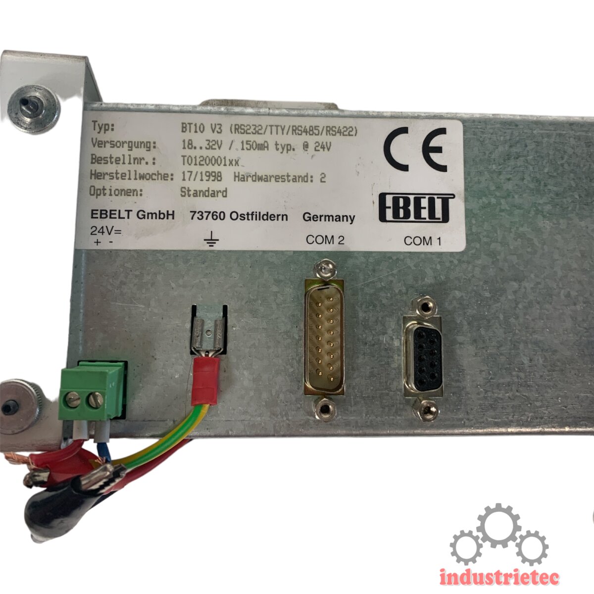 Satec BT10 V3 (RS232/TTY/RS485/RS422) Computer Control System - Indus