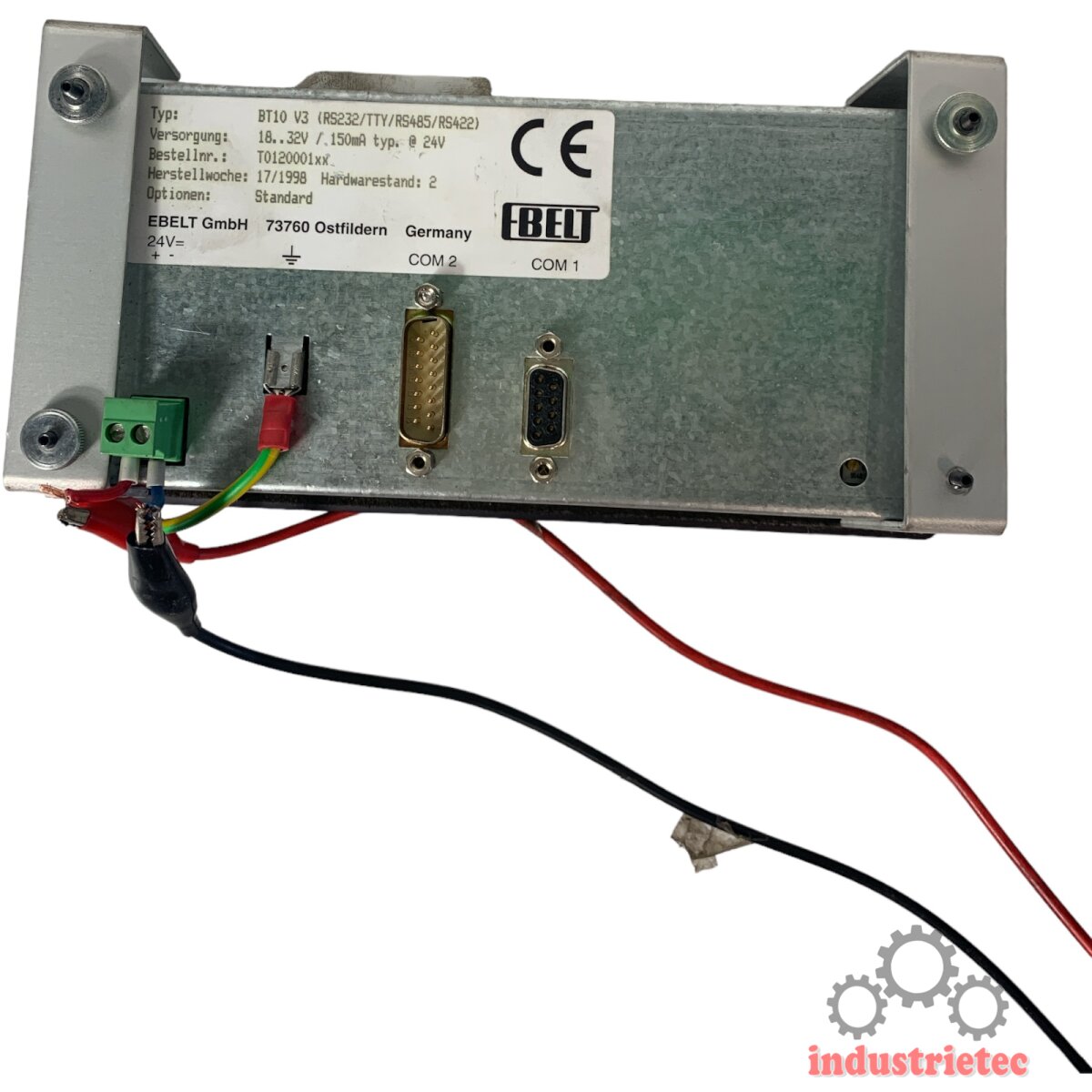 Satec BT10 V3 (RS232/TTY/RS485/RS422) Computer Control System - Indus