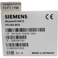 Siemens Sinumerik 840D PCI/ISA BOX  6FC5247-0AA02-1AA0