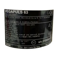 VEGA PTB 03 ATEX 2060X II1G.1/2G-2G Radarsonde...