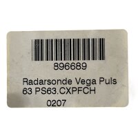 VEGA PTB 03 ATEX 2060X II1G.1/2G-2G Radarsonde Radar-Füllstandsensor