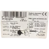 Siemens SIRIUS 3RT1065-6AP36 Leistungsschütz