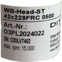 DITTEL WB-Head-St42x228FRC 0500 Einbauwuchtkopf O3PL2024022