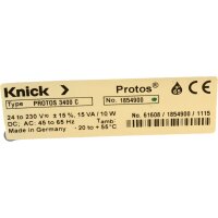 Knick PROTOS 3400 C Transmitter 1854900