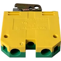 Inhalt 100 STK! Weidmüller EK 10 Schutzleiter - Reihenklemme Klemme 0354660000 10mm²
