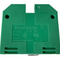 Inhalt 100 STK! Weidmüller EK 10 Schutzleiter - Reihenklemme Klemme 0354660000 10mm²