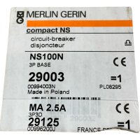 Merlin Gerin NS100N Leistungsschalter 29003 Ohne...