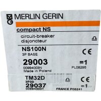 Merlin Gerin NS100N Leistungsschalter Circuit-breaker...