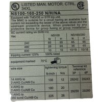 Merlin Gerin NS250N 31403 Leistungsschalter
