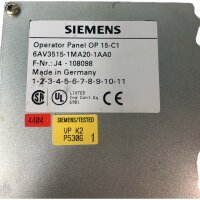 Siemens COROS OP15 6AV3515-1MA20-1AAA0 Operator Panel OP 15-C1