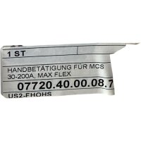 Siemens FH0HS Bediengriff 07720.40.00.08.70