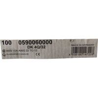Set Ihnalt 100 Stk.! Weidmüller DK4Q Reihenklemmen DK 4Q/32