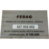 FERAG 527.502.002 Board Karte