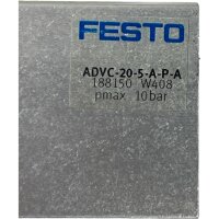 FESTO ADVC-20-5-A-P-A 188150 Kurzhubzylinder