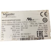 Schneider Electric MH31003P02F2200 Servomotor