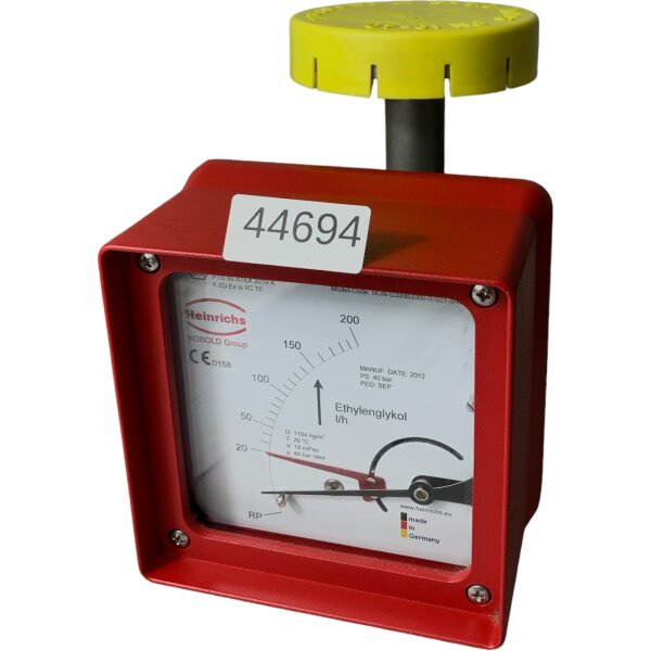 Heinrichs BGN-S309BJ000-0-S51-0-H Durchflussmesser