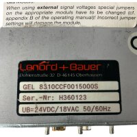 Lenord + Bauer GEL 8310CCF0015000S Bedienterminal Panel