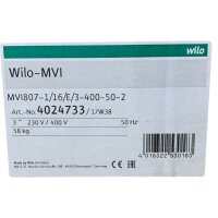 Wilo MVI807-1/16/E/3-400-50-2 4024733 50Hz Hochdruckkreiselpumpe Pumpe