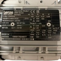 Lenze 0,37KW 15min G50BH114MVCK2C MDEMAXX071-32C0C...