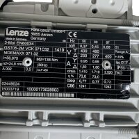 Lenze 50Hz 0,37Kw 7min GST05-2MVCK071C32 MDEMAXX071-32...