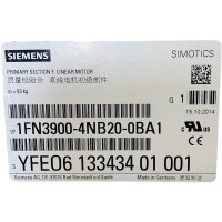 Siemens 1FN3900-4NB20-0BA1 Primärteil f. Linearmotor