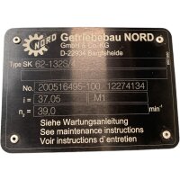 NORD 5,5 KW 39 min SK132S/4 Stirnradgetriebe Getriebemotor