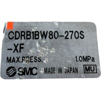 SMC CDRB1BW80-270S-XF Schwenkantrieb