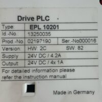 Lenze Umrichter EPL10201 Drive PLC + EPZ 10201 APPL...