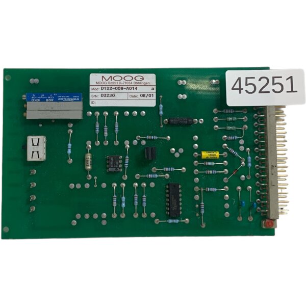 MOOG D122-009-A014 Amplifier Card