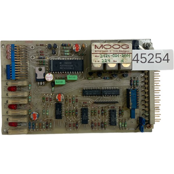 MOOG D124-021-A001 Steuerkarte 224 Rev.d