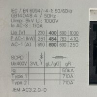 Siemens Sirius 3RT1476-6AP36 Schütz Contactor