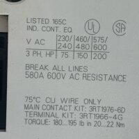 Siemens Sirius 3RT1476-6AP36 Schütz Contactor