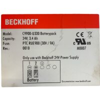 Beckhoff C9900-U330 Akkupack