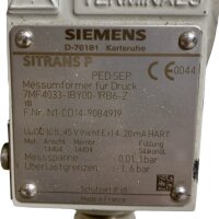 Siemens SITRANS P 7MF 4033-1BY00-1RB-Z Messumformer fur...