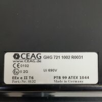 CEAG GHG 721 1002 R0031 Klemmenkasten PTB 99 ATEX 1044