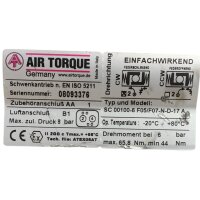 Air Torque SC 00100-6 F05/F07-N-D-17 A Schwenkantrieb