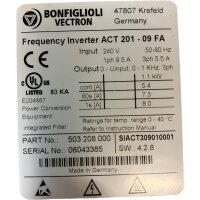 Bonfiglioli ACT201-09FA Frequenzumrichter 1.1kW